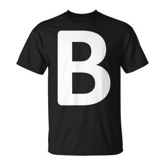 Letter B T-Shirt - Geschenkecke