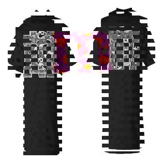 Letter M Groups Halloween Matching Team Easy Lazy Costume T-Shirt | Mazezy