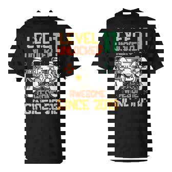 Level 11Ideojuego Desbloqueado 11 Cumpleaños Gamer Boys Camiseta unisex - Regaloses