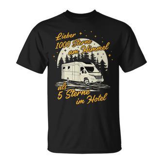 Lieber 1000 Sterne Am Himmel Caravan Camper Motorhome T-Shirt - Geschenkecke