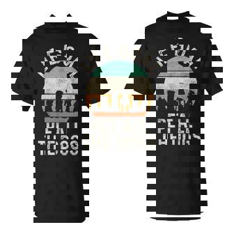 Life Goal Pet All The Dogs Vintage Dog Lover T-Shirt - Monsterry