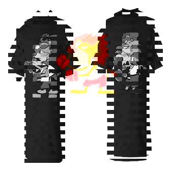 Lion Boxer Boxing Animal T-Shirt - Monsterry
