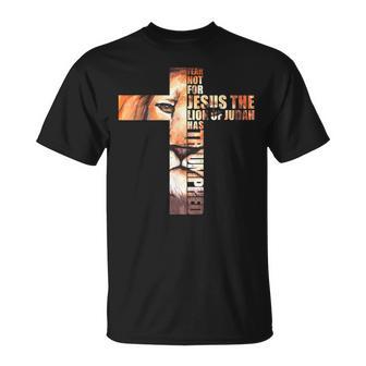 Lion Judah Jesus Cross Christ Bibleerse Faith Church T-Shirt - Geschenkecke