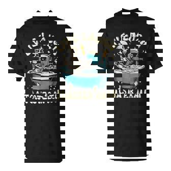 Live Laugh Toaster Bath Skeleton Meme Saying T-Shirt - Monsterry