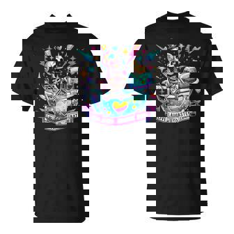 Live Laugh Toaster Bath Skeleton T-Shirt | Mazezy