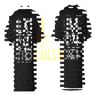 Live Love Cheer Girl Cheerleading Cheerleader Girls T-Shirt - Monsterry