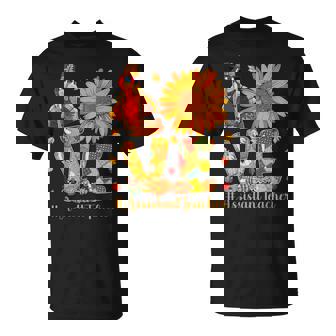 Love Assistant Teacher Thanksgiving Symbols Turkey Sunflower T-Shirt - Monsterry