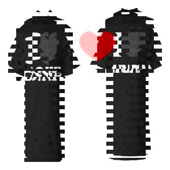 I Love Donnie I Heart Donnie Donnie T-Shirt - Thegiftio