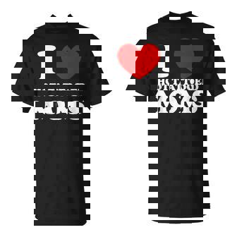 I Love Hot Tattooed Moms I Heart Hot Tattooed Moms T-Shirt | Seseable UK