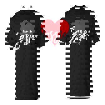 I Love Jessica First Name I Heart Named T-Shirt - Monsterry