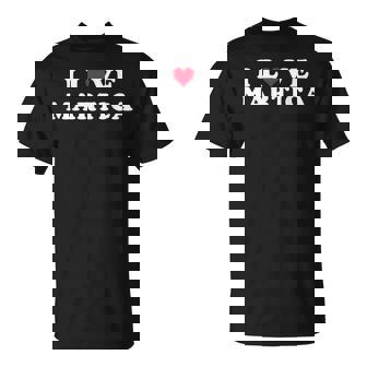 I Love Martica Matching Novia & Novio Nombre Martica Camiseta unisex - Regaloses