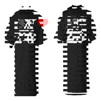 I Love My Zio Heart Maglietta - Novitaregali