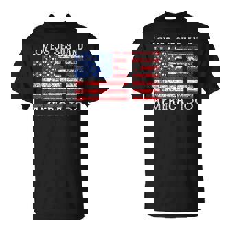 Loves Jesus And America Too Usa Patriotic Christian T-Shirt - Thegiftio
