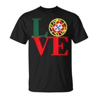 Lustges Portugal Portugal Flag T-Shirt - Geschenkecke