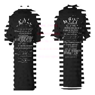 A Ma Fille Cadeau Pour Ma Fille Message D'amour Mère Père T-Shirt - Cadeauxyz