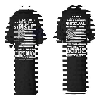 Machine Operators Union Worker Proud God Loving American T-Shirt - Monsterry