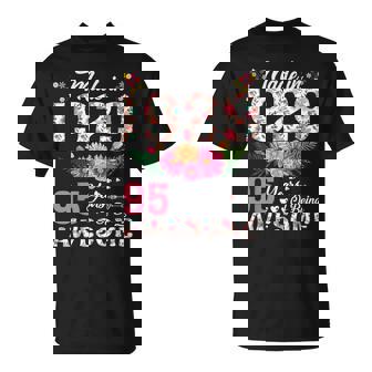 Made In 1929 Floral Vintage 95Th Birthday For Women T-Shirt - Thegiftio UK