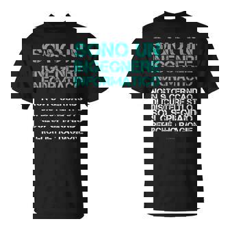 Maglia Ingegnere Informatico Uomo Regalo Laurea Ingegneria Maglietta - Novitaregali