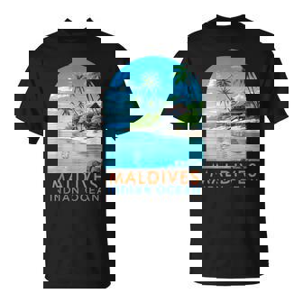 Maldives Travel Summer Vacation Maldives Indian Ocean T-Shirt - Monsterry