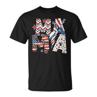 Mama American Flag All American Mama 4Th Of July T-Shirt - Monsterry CA