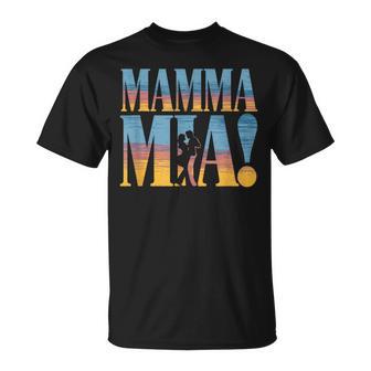 Mamma Mia Musical Beach Sunset Theater Theatre T-Shirt - Monsterry