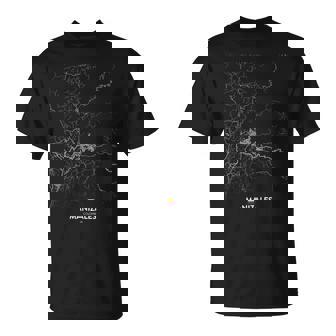 Manizales Colombia Mapa De La Ciudad Recuerdo Deiaje Ciudad Natal Camiseta unisex - Regaloses