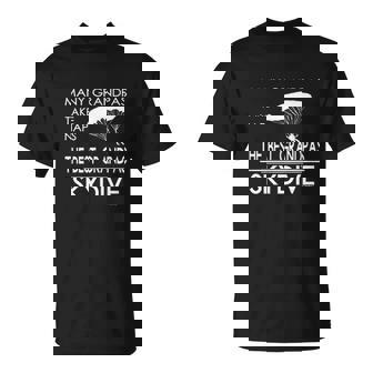 Many Grandpas Take Naps The Best Grandpas Skydive T-Shirt - Thegiftio