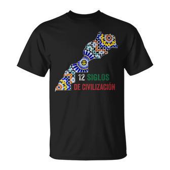 Marruecos Zellige Mapa De Marruecos En Zellige Camiseta unisex - Regaloses
