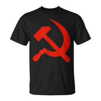 Martillo De Propaganda Comunista Y Hoz Camiseta unisex - Regaloses