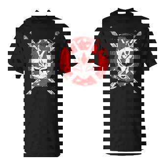 Masque Japonais À Neuf Queues De Renard Kitsune T-Shirt - Cadeauxyz