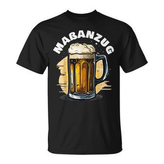 Maßanzug Maß Bier Bayrischer Spruch Maßkrug Bierkrug T-Shirt - Geschenkecke