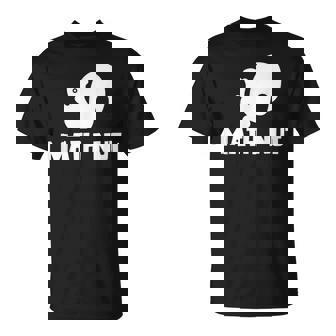 Math Nut Back To School Cute Pun Animal Squirrel T-Shirt - Monsterry