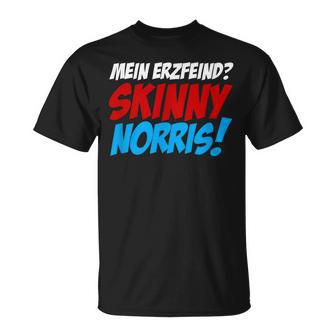 Mein Erzfeind Skinny Norris T-Shirt - Geschenkecke