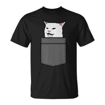 Meme Cat In Bag T-Shirt - Geschenkecke