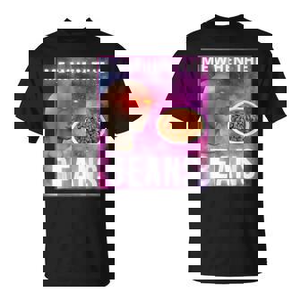 Meme Man Meme Beans Meme Culture Gen Z Surreal T-Shirt - Monsterry