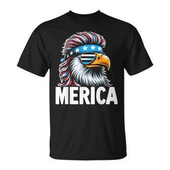 Merica Eagle Mullet Sunglasses Usa American Flag 4Th Of July T-Shirt - Monsterry AU