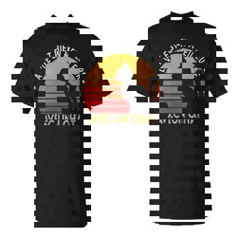Message Drôle Mignon Cute Kawaii Et Rigolo Humour Chat T-Shirt - Cadeauxyz