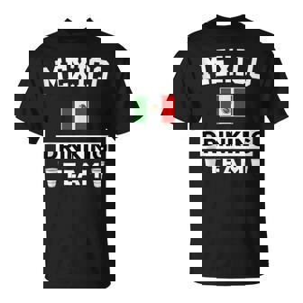 Mexico Drinking Team Flag Beer Drinking Festival T-Shirt - Monsterry