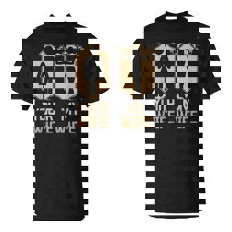 Mi Esposa Tu Esposa Levantamiento De Pesas Culturismo Divertido Camiseta unisex - Regaloses