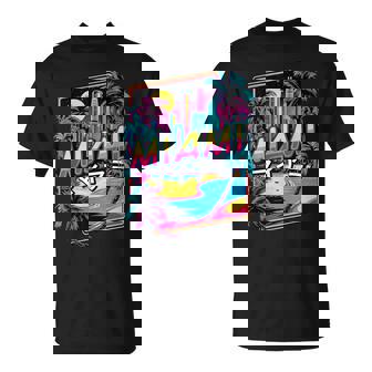 Miami En Japonaisaporwave Aesthetic Film Culte Année 80 T-Shirt - Cadeauxyz