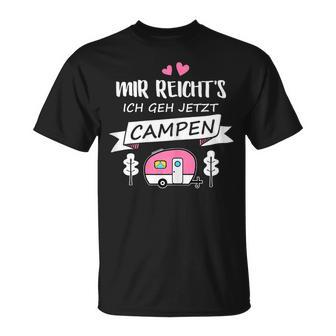 Mir Reichts Ich Geh Camping Caravan Camper T-Shirt - Geschenkecke