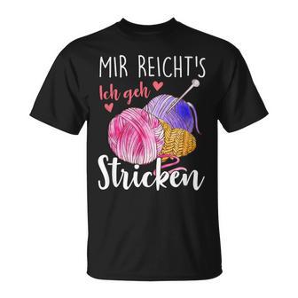 Mir Reicht's Ich Geh Stricken T-Shirt - Geschenkecke