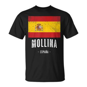 Mollina Spanien Es Flagge Stadt Bandera T-Shirt - Geschenkecke