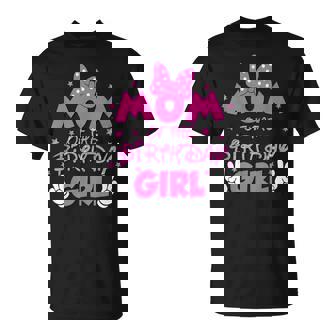 Mom Of The Birthday Girl Mouse Family Matching Mommy Mama T-Shirt - Thegiftio UK