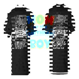 Mom And Dad Of The Birthday Boy Dog Family Party Decorations T-Shirt - Monsterry