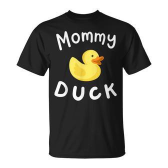 Mommy Duck Birthday Rubber Duck Lover Family Matching Women T-Shirt - Thegiftio UK