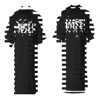 Momster Couple Matching Family Mom Dad Halloween Party T-Shirt - Thegiftio UK