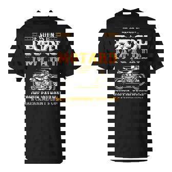 Moto Grandpère Cool Motard Papou Fête Des Pères Motocycliste T-Shirt - Cadeauxyz