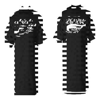 Mr And Mrs Since 2014 Wedding Date Year Celebration Graphic T-Shirt - Monsterry