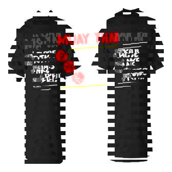 Muay Thai Practice Makes Perfect Fighting Style T-Shirt - Monsterry